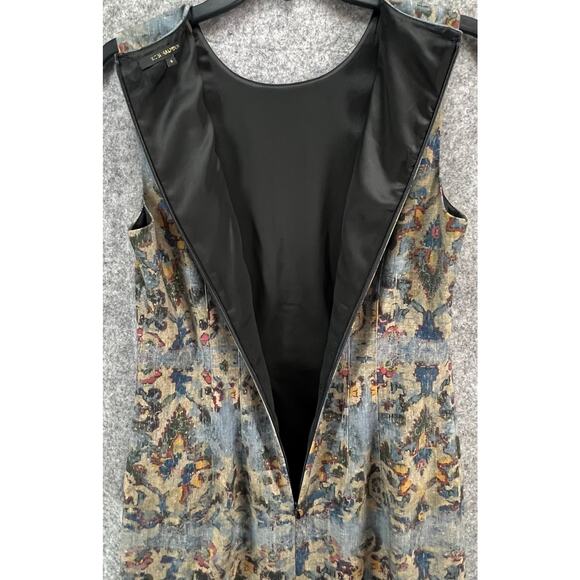 Kobi Halperin Sheath Dress 4 Blue Multi Fresco Sienna Contemporary Career Modern - Picture 7 of 15